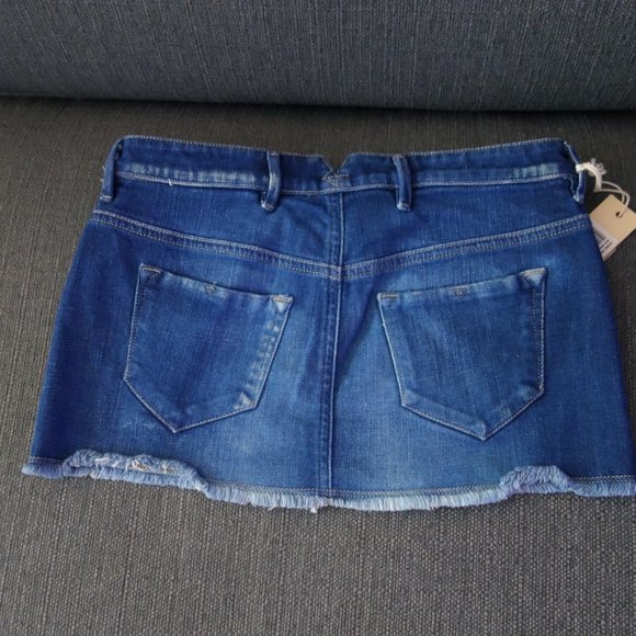 Diesel Mini Jean Skirt Size 26 Made in Italy *New with Tags* - Picture 9 of 16